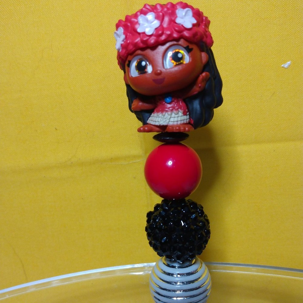 Disney doorables: Moana handmade beaded pen